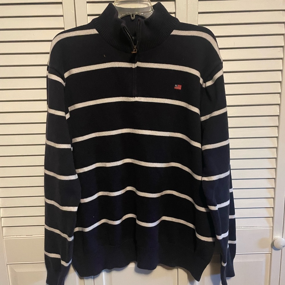 Polo Striped Vintage Quarter Zip
Great Condition
